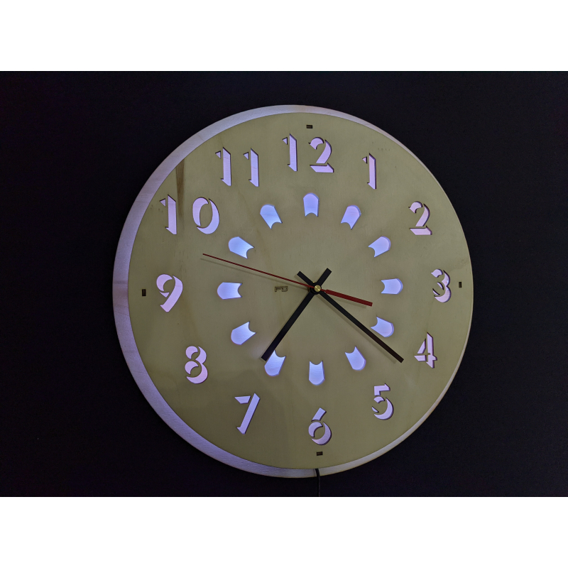 Wood Clock 28-2021